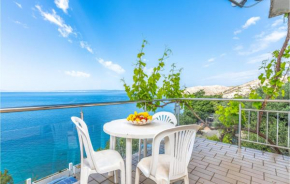 Beach Front Apartment In Stara Baska With Wifi